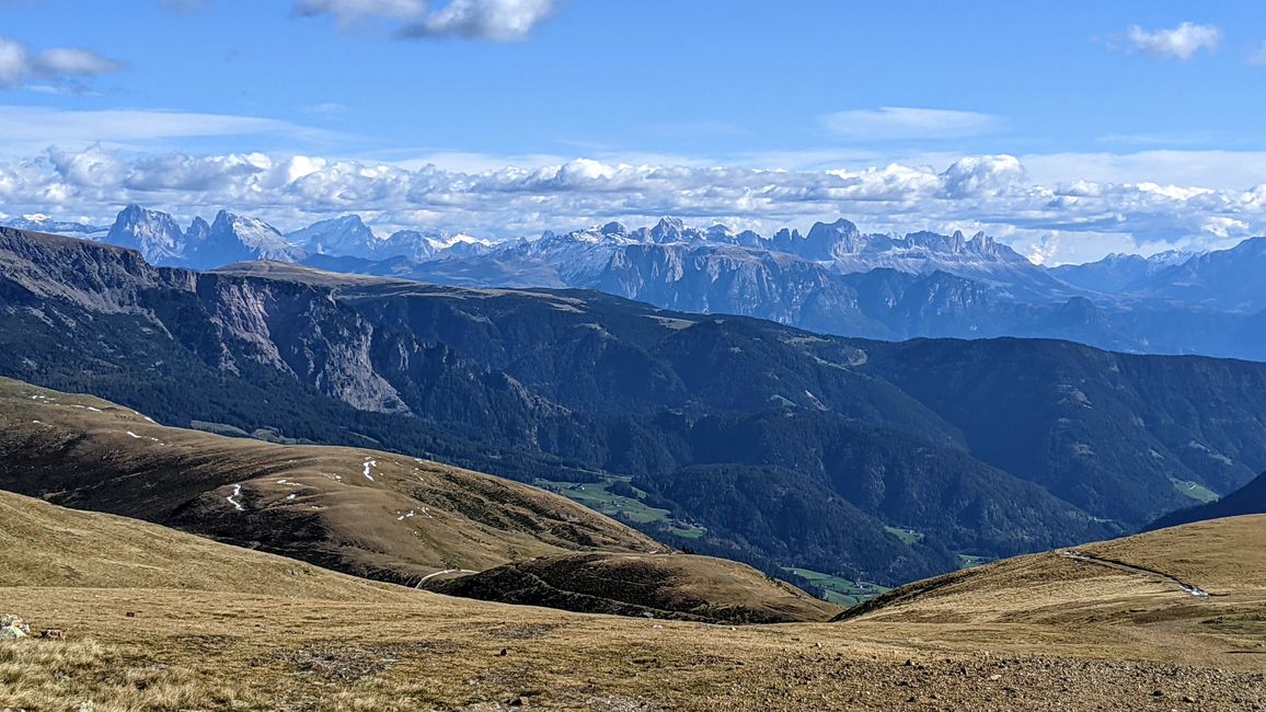 Blick auf die Dolomiten