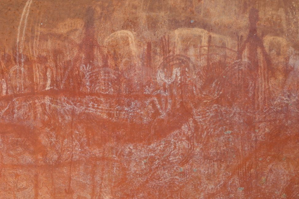 Aboriginal Art at Walga Rock
