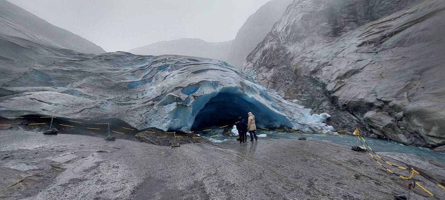 Gletscher mit Hindernissen