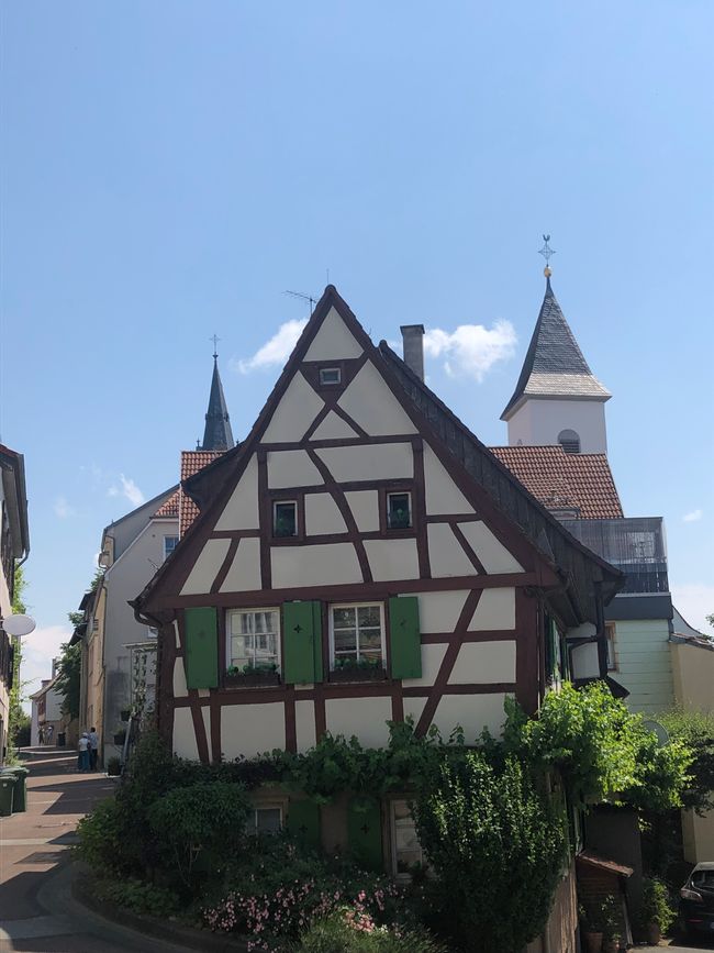 One of the many beautiful houses in Bretten -