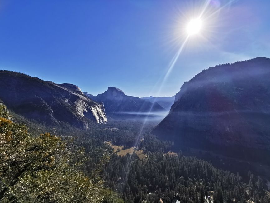 Nächster Morgen: Trail zum Upper Yosemite Fall