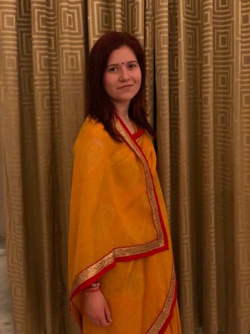 O meu primeiro sari