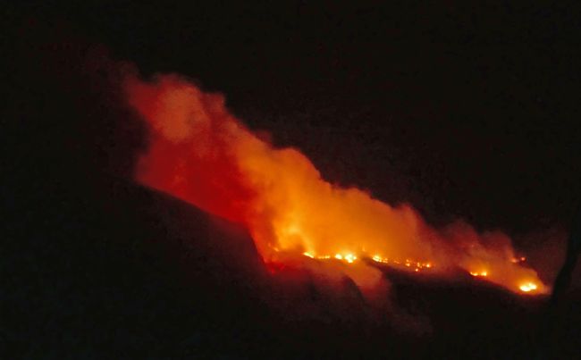 Kebakaran hutan di Asturias