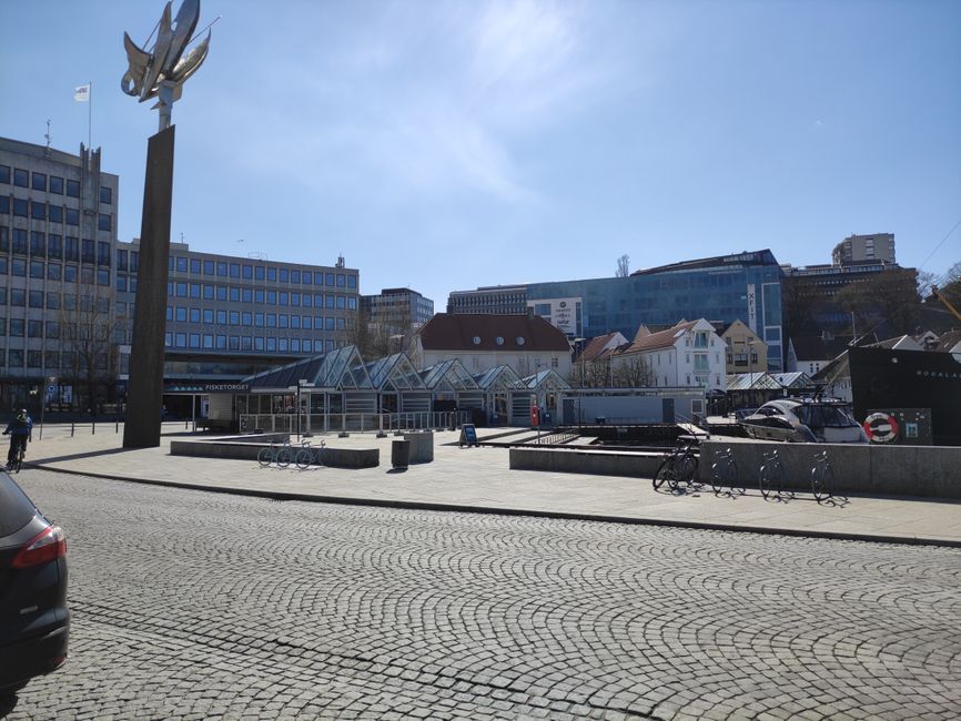 Stavanger - Fischmarkt am Hafen