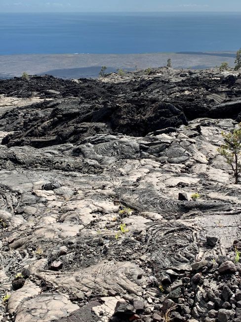 This is how the lava found its way down