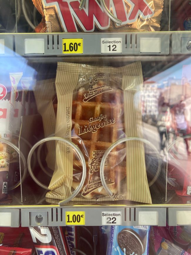 Guilty Pleasure: 1€ Waffeln aus dem Automaten