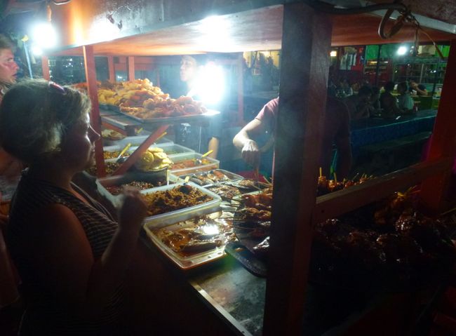 Nachtmarkt auf Gili Trawangan, Lombok