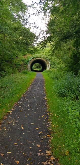 former railway track now cycle path