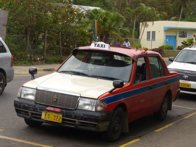 Typisches Taxi-Toyota Crown