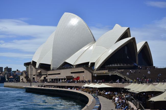 Opera and Harbour Bridge in Sydney