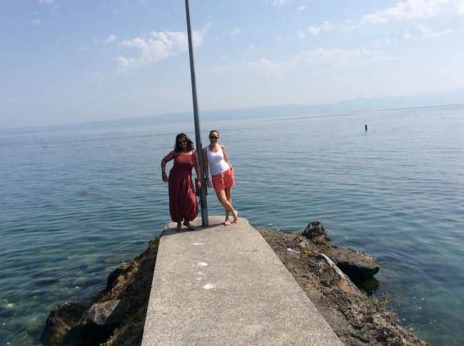 Lac Léman (Lausanne, Suisse) le 6 juillet 2015