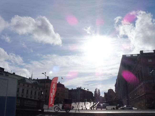 Stockholm in strahlendem Sonnenschein