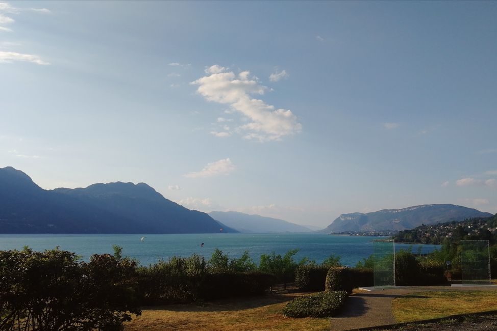 View over Lac du Bourget