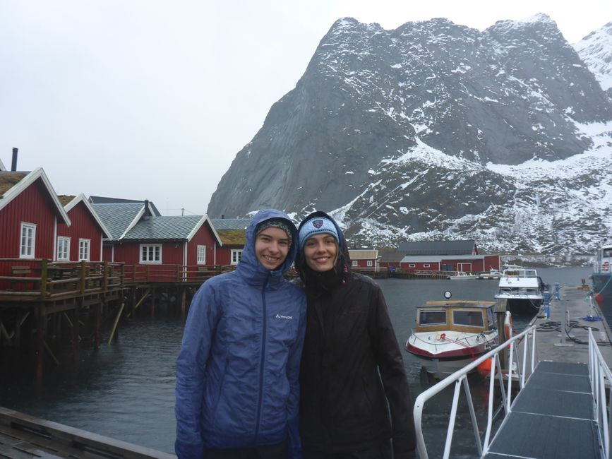 Sara and I in Reine