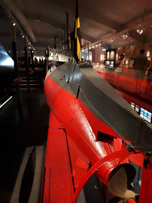 Submarine at the Marine Museum