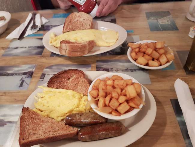 Frühstück in Buxton