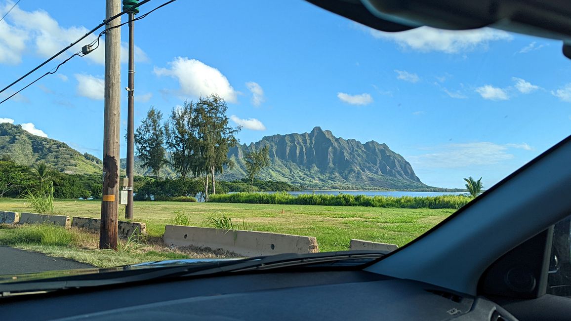On our way to Kualoa Ranch
