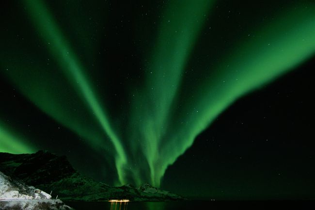 Polarlichter im Grotfjord, Tromsö