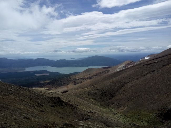 Great Lake Taupo im Hintergrund
