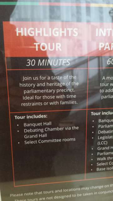 The course of our tour