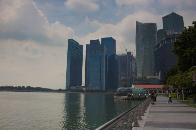 Abflug & 1. Tag in Singapur