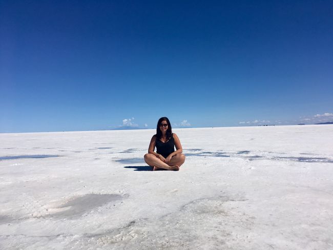 The largest salt flat in the world, Uyuni