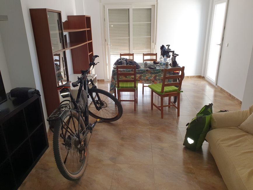Bicycles in the vacation apartment