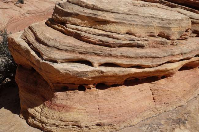 Rock formation in Zion Park