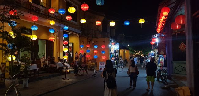 In the evening, the whole old town was lit up
