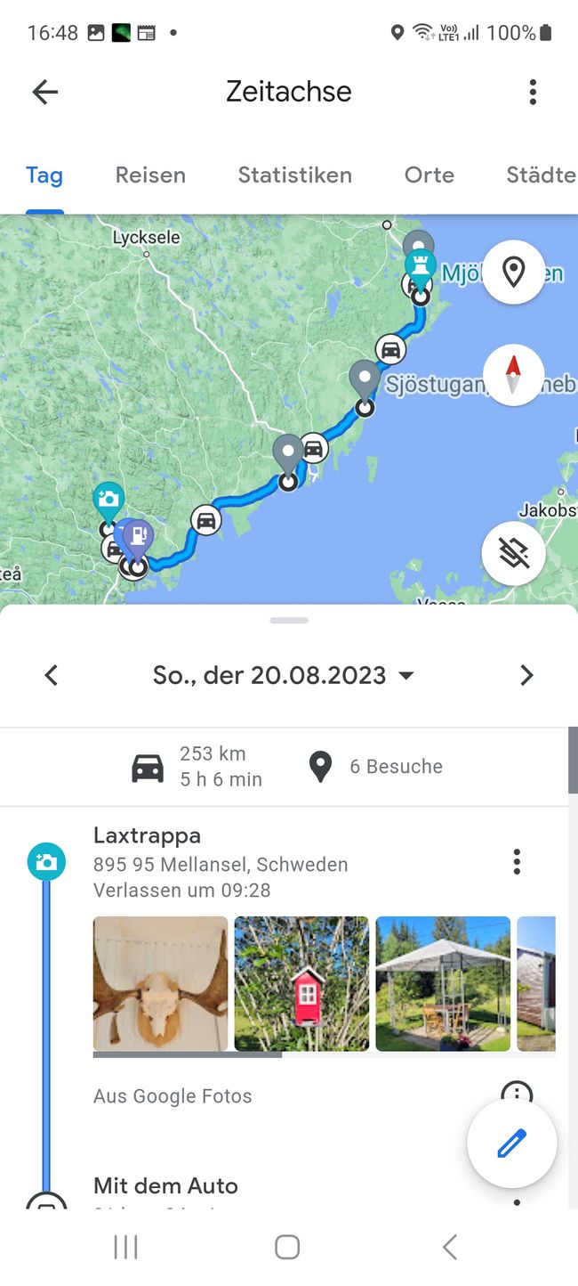 Trip to Sweden August 16th - September 3rd 2023/August 20th