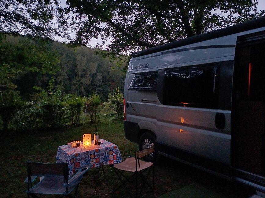 Evening atmosphere on the Dordogne