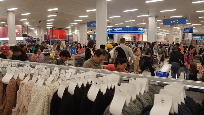 20th April 2019: There was an incredibly long queue at the store.