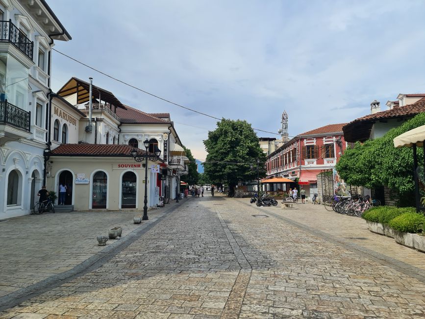 Die Innenstadt von Shkodër. Eigentlich 