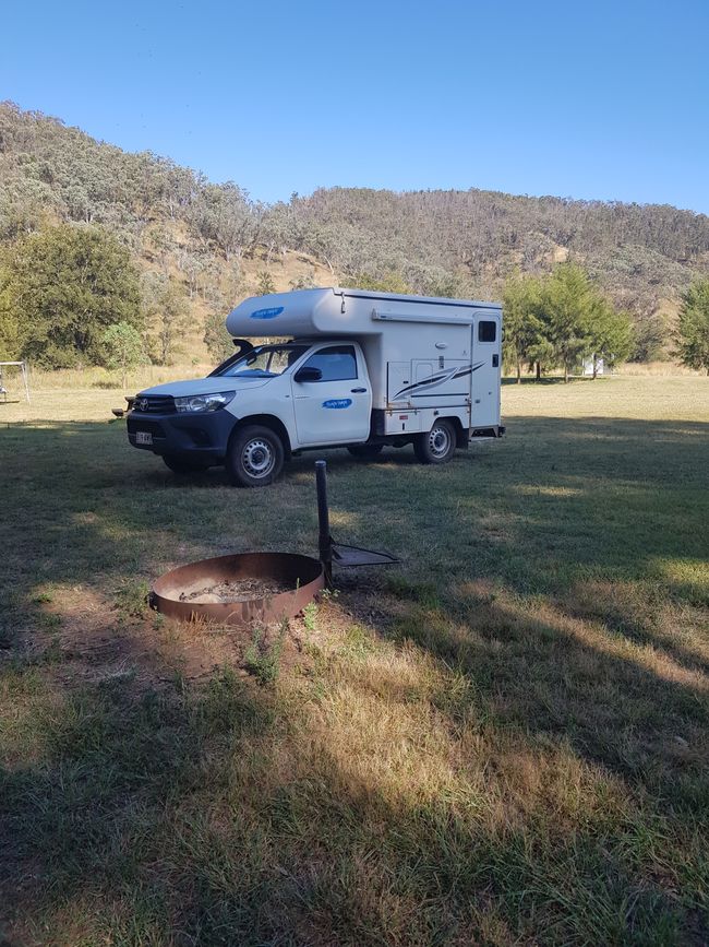 Campen im Abercrombie River NP
