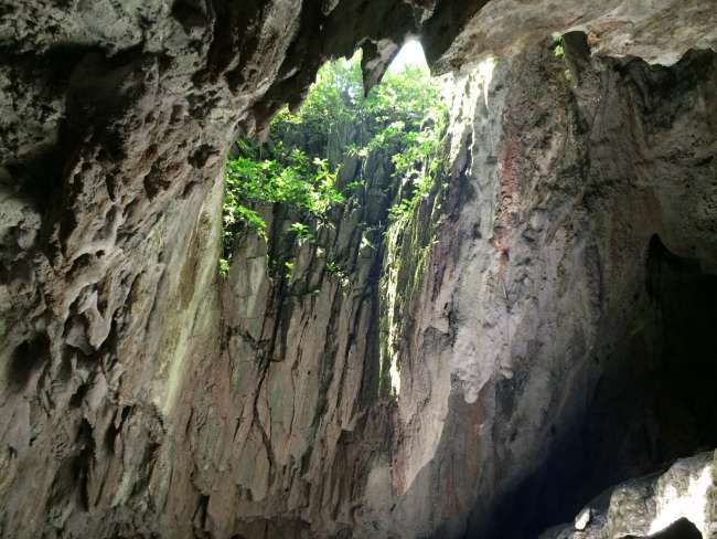Opening in the Clearwater cave