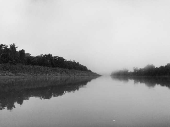 Kinabatangan River at dawn