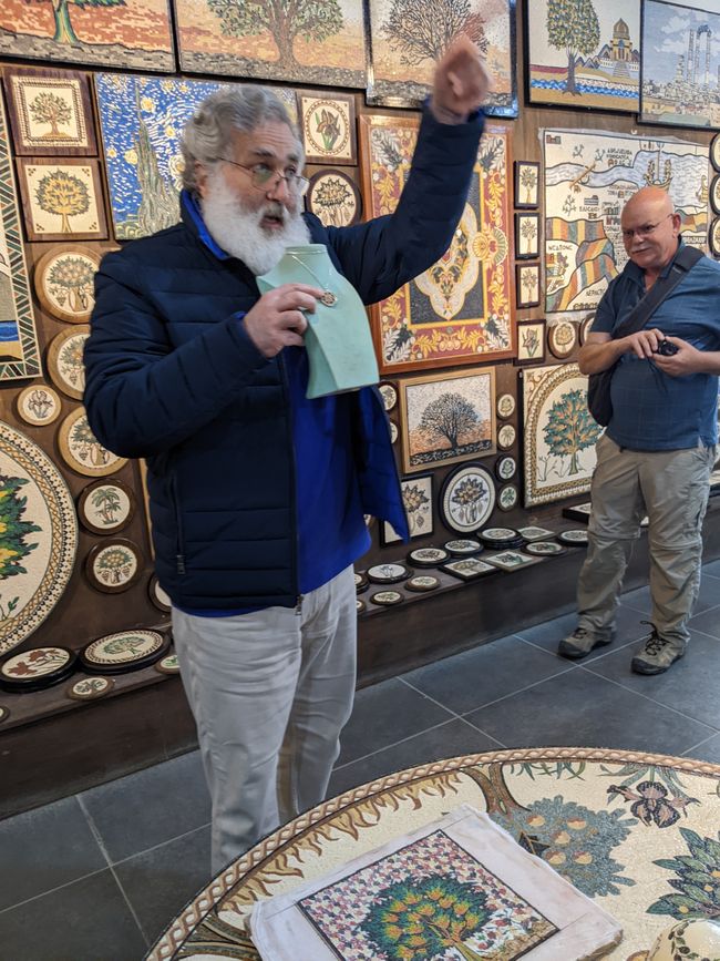 Mosaic workshop with...Moses?