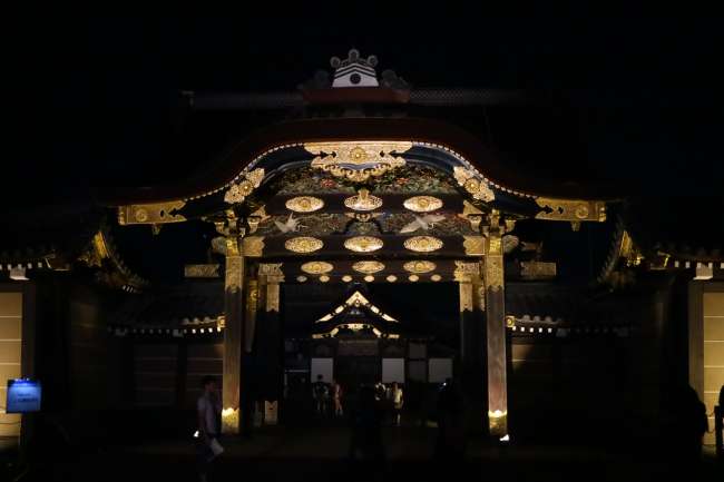 Day 2: Nijo Castle at night