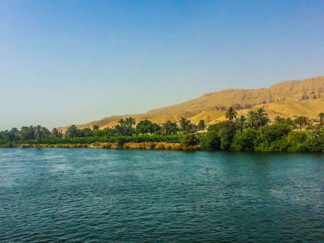 Nile river bank