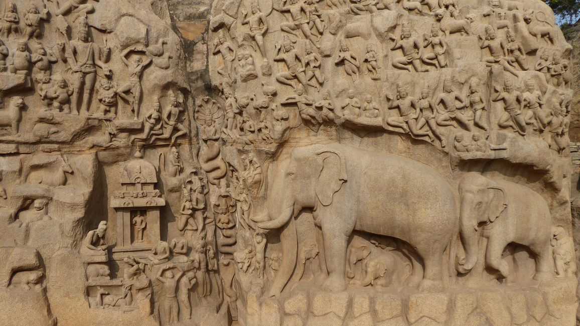 Arjuna's Penance (Detail)