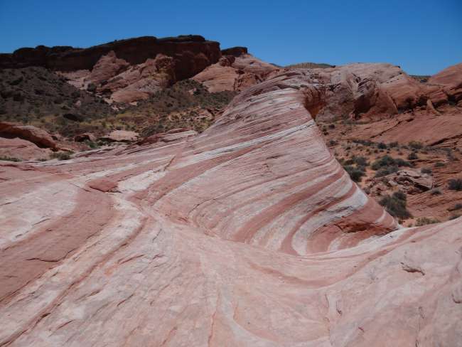Fire Wave Rock beim Valley of Fire State Park