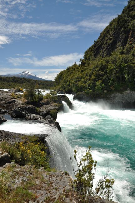 Rushing waterfalls ...