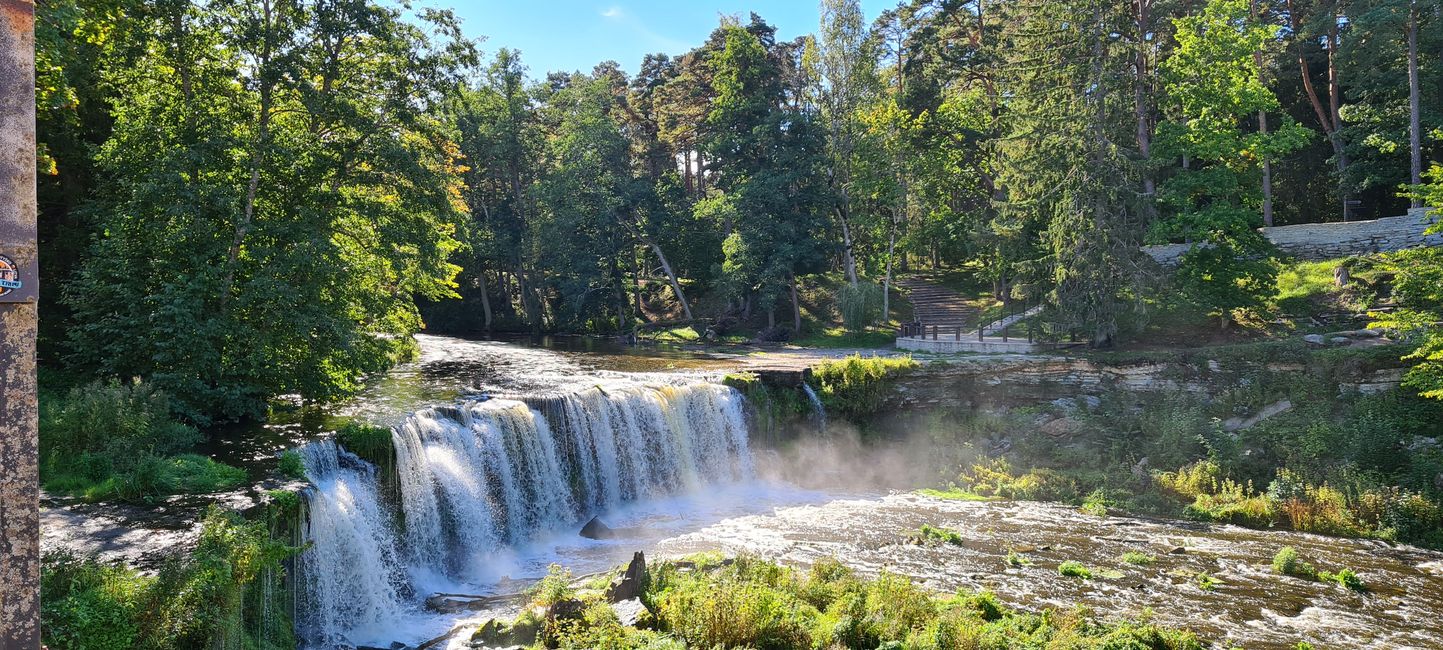 Keila-Joa waterfall is the 3rd largest in Estonia