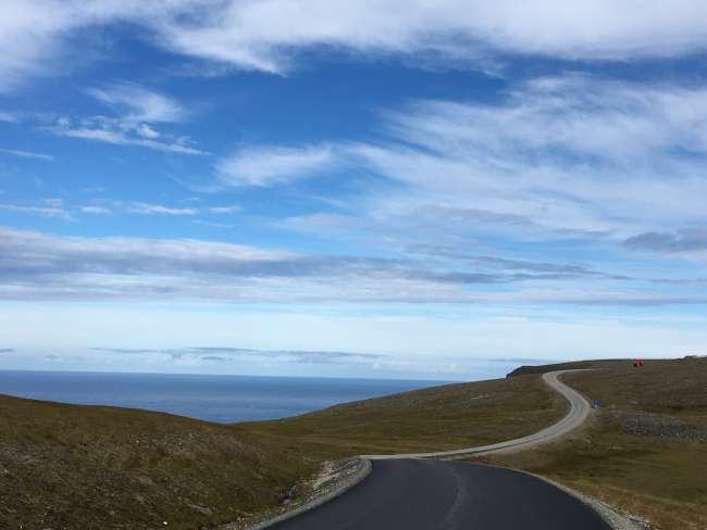 ... that's where the actual North Cape would be - but where would you go there with all the motor vehicles?