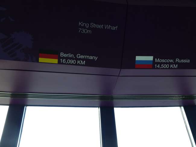 In die Richtung muss man nur 16.090km gehen bis man nach Berlin kommt!