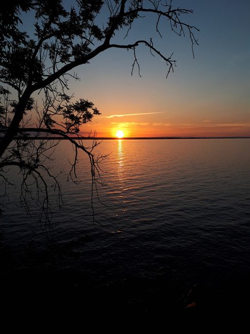 Sunset at Lake Vättern
