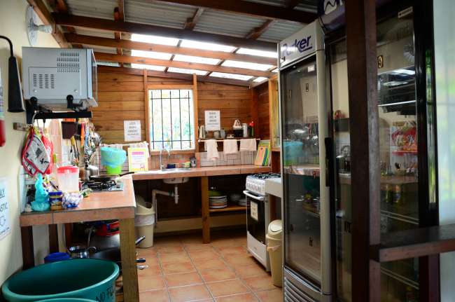 Küche im Hostel Hansi