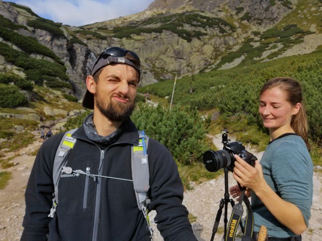 High Tatras: selfie time with the professional photographer
