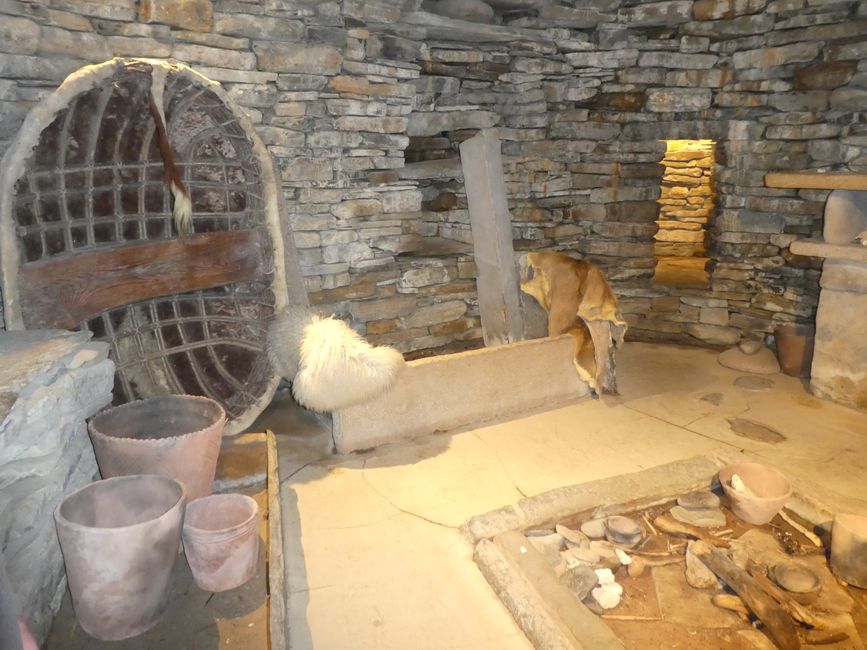 Nachbau eines Hauses aus Skara Brae