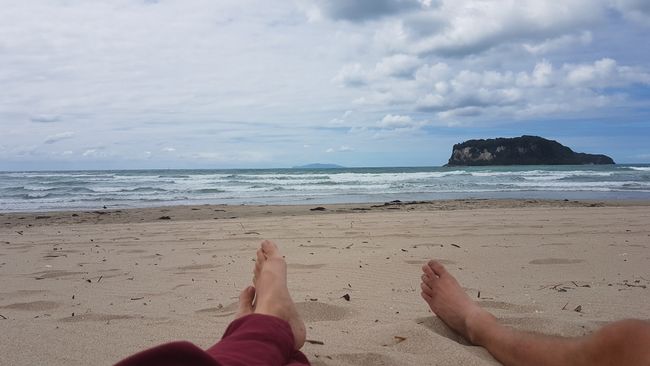 Entspannen am Strand 